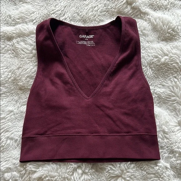 Garage Red Crop Top - Picture 1 of 1